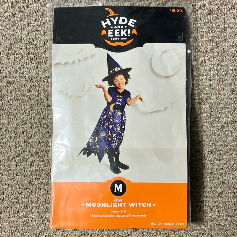 Girl’s Moonlight Witch costume sz M 8-10